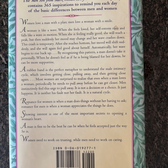 Men Are From Mars, Women Are From Venus, Book of Days - Picture 2 of 2